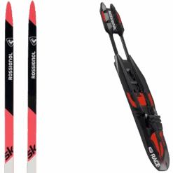 ROSSIGNOL DELTA SPORT SKATING + ROSSIGNOL RACE SKATE RED
