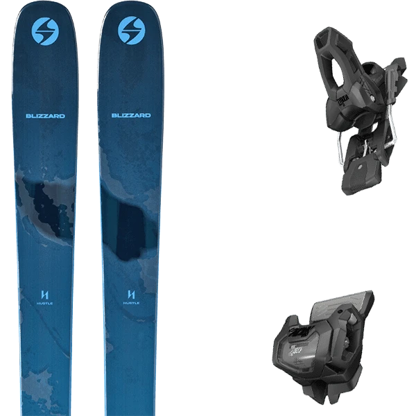 BLIZZARD HUSTLE 9 BLUE + TYROLIA ATTACK 11 GW W/O BRAKE A 1 BLIZZARD HUSTLE 9 BLUE + TYROLIA ATTACK 11 GW W/O BRAKE A