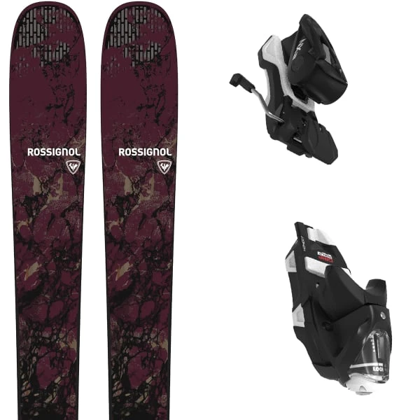 ROSSIGNOL BLACKOPS ESCAPER + NX 12 KONECT GW B100 BLACK 22 1 ROSSIGNOL BLACKOPS ESCAPER + NX 12 KONECT GW B100 BLACK 22
