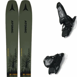 ATOMIC MAVERICK 100 TI MTGREEN/SAFR + MARKER GRIFFON 13 ID BLACK