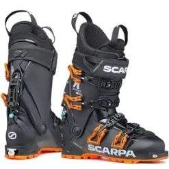 SCARPA 4-QUATTRO SL BLACK ORANGE 23 -SnowPro Ski Deals Store 9 111347 4sl black orange 12013 501 1 04
