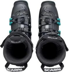SCARPA 4-QUATTRO SL BLACK LAGOON W 23 -SnowPro Ski Deals Store 9 111350 4sl black lagoon 12013 502 1 05