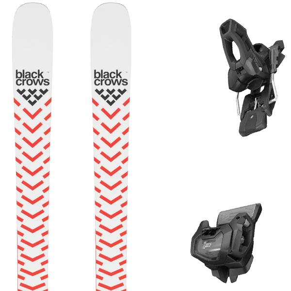 BLACK CROWS CAMOX + TYROLIA ATTACK 11 GW W/O BRAKE A 1 BLACK CROWS CAMOX + TYROLIA ATTACK 11 GW W/O BRAKE A