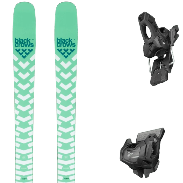 BLACK CROWS ATRIS BIRDIE + TYROLIA ATTACK 11 GW W/O BRAKE A 1 BLACK CROWS ATRIS BIRDIE + TYROLIA ATTACK 11 GW W/O BRAKE A