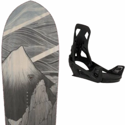 ROSSIGNOL XV SUSHI + BURTON STEP ON MENS BLACK