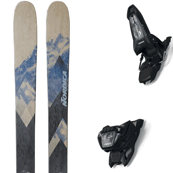 NORDICA ENFORCER FREE 115 + MARKER GRIFFON 13 ID BLACK 1 NORDICA ENFORCER FREE 115 + MARKER GRIFFON 13 ID BLACK