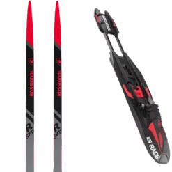 ROSSIGNOL X-IUM R-SKIN + ROSSIGNOL RACE CLASSIC BLACK RED