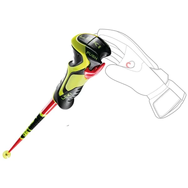 LEKI WORLDCUP LITE SL 3D RED/BLACK/NEON YELLOW 23 4 LEKI WORLDCUP LITE SL 3D RED/BLACK/NEON YELLOW 23 - Image 4