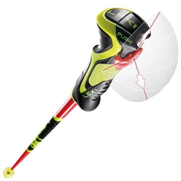 LEKI WORLDCUP LITE SL 3D RED/BLACK/NEON YELLOW 23 5 LEKI WORLDCUP LITE SL 3D RED/BLACK/NEON YELLOW 23 - Image 5