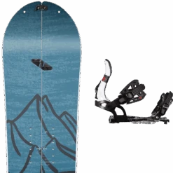 NITRO NOMAD + ROSSIGNOL XV SPLIT S/M BINDINGS + INTERFACE