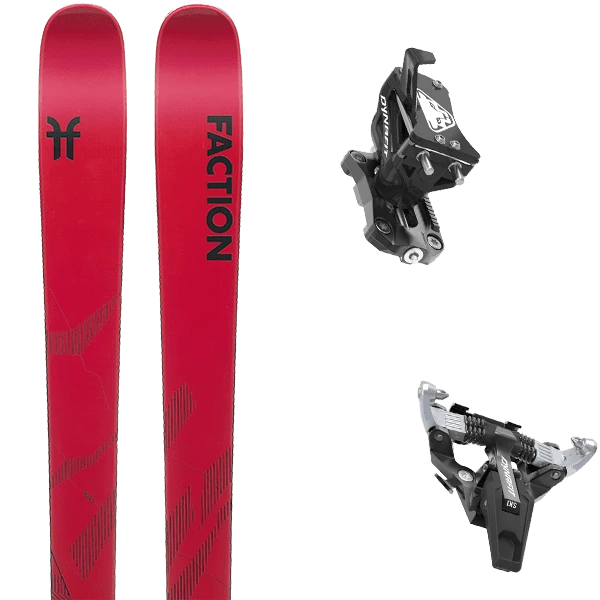 FACTION AGENT 1 + DYNAFIT SPEED TURN BLACK/SILVER 1 FACTION AGENT 1 + DYNAFIT SPEED TURN BLACK/SILVER