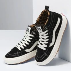 VANS UA SK8-HI MTE-1 BLACK/LEOPARD 23 -SnowPro Ski Deals Store 9 120280 ua sk8 hi mte 1 black leopard vn0a5hzy6d8 04