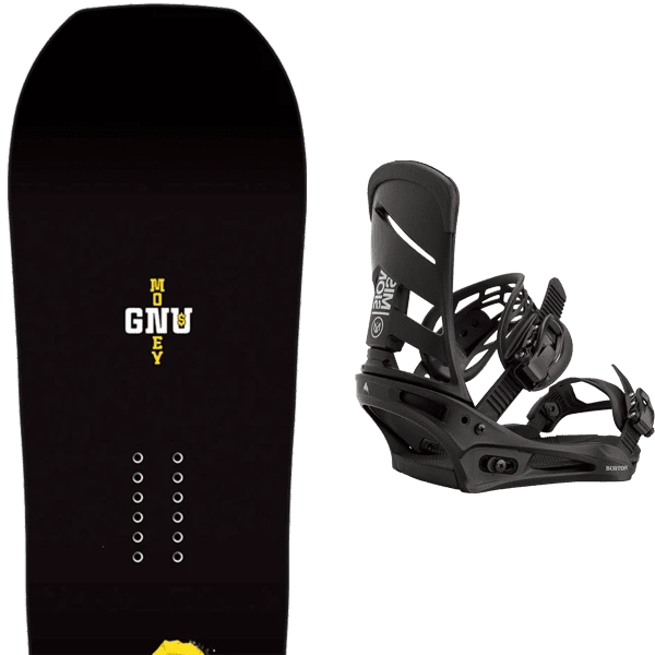 GNU MONEY + BURTON MISSION BLACK 1 GNU MONEY + BURTON MISSION BLACK