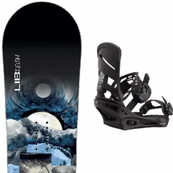 LIB TECH SKATE BANANA + BURTON MISSION BLACK