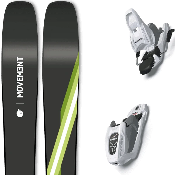 MOVEMENT GO 90 JR + MARKER FREE 7 95MM WHITE/SILVER 1 MOVEMENT GO 90 JR + MARKER FREE 7 95MM WHITE/SILVER