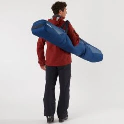 SALOMON SKI BAG SKITRIP 1 PAIR PADDED 195 NAVY PEONY/NIG 23 -SnowPro Ski Deals Store 9 121062 lc1921100 03