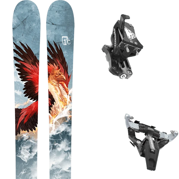 ICELANTIC NOMAD 105 LITE + DYNAFIT SPEED TURN BLACK/SILVER 1 ICELANTIC NOMAD 105 LITE + DYNAFIT SPEED TURN BLACK/SILVER