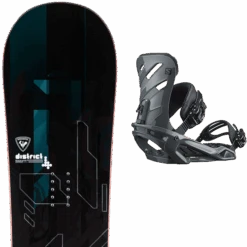 ROSSIGNOL DISTRICT WIDE BLACK + SALOMON RHYTHM STORMY WEATHER