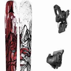 ATOMIC BENT 90 RED/GREY + TYROLIA ATTACK 11 GW W/O BRAKE A