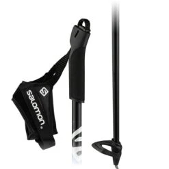 SALOMON POLES CARBON JR 22 -SnowPro Ski Deals Store 9 60284 poles carbon jr black blue l39951700 02