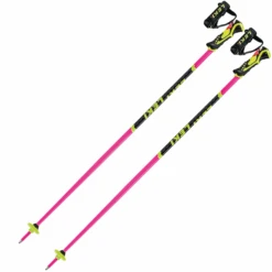 LEKI WORLDCUP LITE SL LADY 3D FLUO-ROSE/NOIR/FLUO-JNE 22