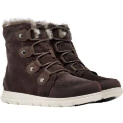 SOREL EXPLORER JOAN W BLACKENED BROWN 21 11 SOREL EXPLORER JOAN W BLACKENED BROWN 21 -SnowPro Ski Deals Store 9 80990 explorer joan blackened brown 1808061 205 06