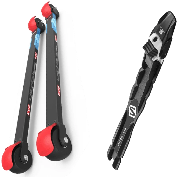 KV+ ROLLERSKI LAUNCH PRO CLASSIC 73 CM STANDARD WHEELS + SALOMON PROLINK PRO CLASSIC 1 KV+ ROLLERSKI LAUNCH PRO CLASSIC 73 CM STANDARD WHEELS + SALOMON PROLINK PRO CLASSIC