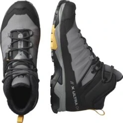 SALOMON X ULTRA 4 MID WINTER TS CSWP QUIET SHADE/BLACK/WARM APRICOT 23 -SnowPro Ski Deals Store 9 92903 x ultra 4 mid winter ts cswp quiet shade black warm apricot l41355200 05