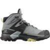 SALOMON X ULTRA 4 MID WINTER TS CSWP W MONUMENT/BLACK/CHARLOCK 23