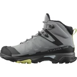 SALOMON X ULTRA 4 MID WINTER TS CSWP W MONUMENT/BLACK/CHARLOCK 23 -SnowPro Ski Deals Store 9 92904 x ultra 4 mid winter ts cswp w monument black charlock l41365000 03