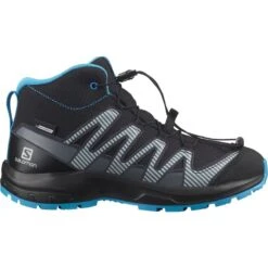 SALOMON XA PRO V8 MID CSWP JR BLACK/MONUMENT/HAWAIIAN OCEAN 22