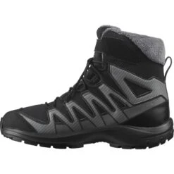 SALOMON XA PRO V8 WINTER CSWP JR BLACK/PHANTOM/QUIET SHADE 23 -SnowPro Ski Deals Store 9 92908 xa pro v8 winter cswp j black phantom quiet shade l41433400 03