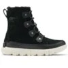 SOREL EXPLORER II JOAN WP BLACK/FAWN 23