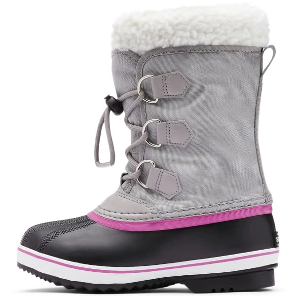 SOREL CHILDRENS YOOT PAC NYLON WP CHROME GREY/BLACK 22 3 SOREL CHILDRENS YOOT PAC NYLON WP CHROME GREY/BLACK 22 - Image 3