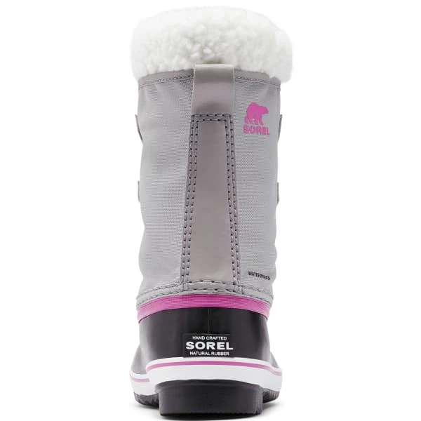 SOREL CHILDRENS YOOT PAC NYLON WP CHROME GREY/BLACK 22 5 SOREL CHILDRENS YOOT PAC NYLON WP CHROME GREY/BLACK 22 - Image 5